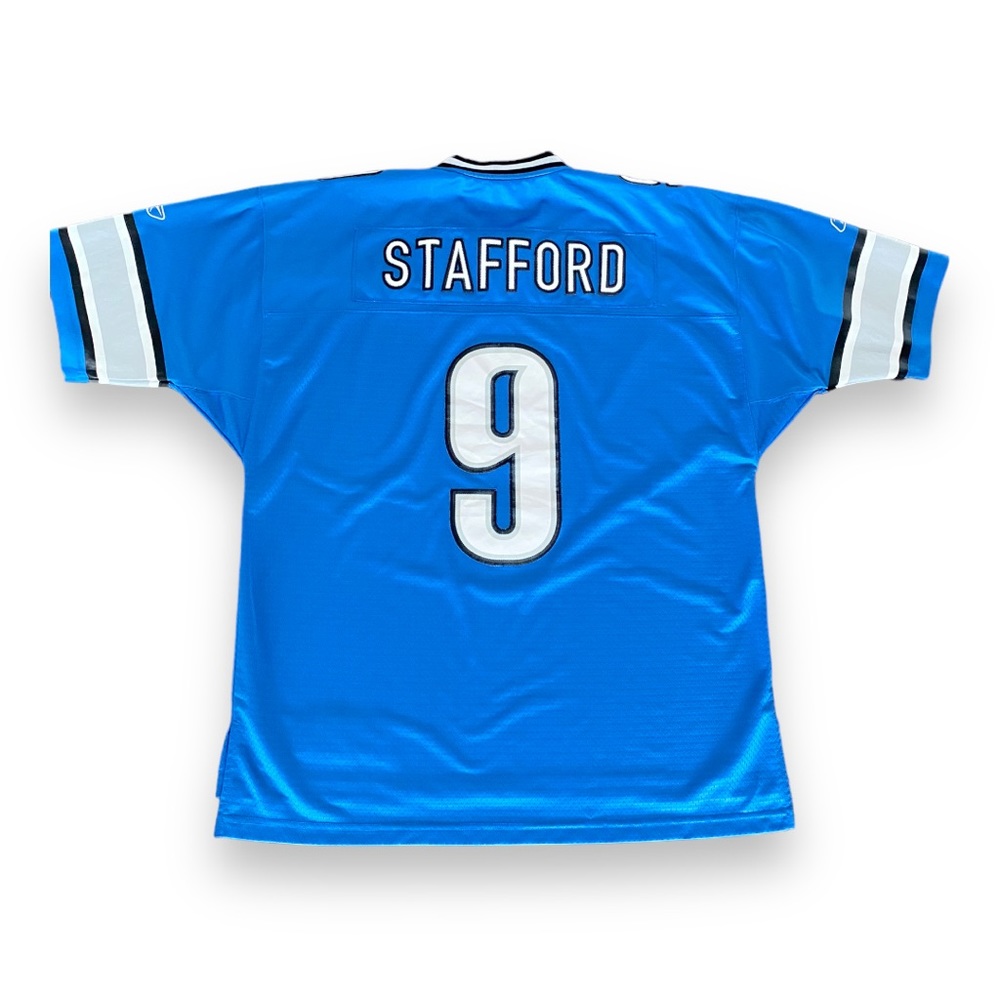 NFL REEBOK Detroit Lions Matthew Stafford Authentic On Field Football Jersey - Picture 5 of 8